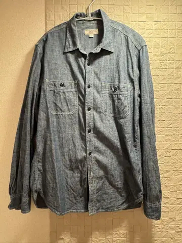 WALLACE & BARNES 샴브레이 셔츠 M 사이즈