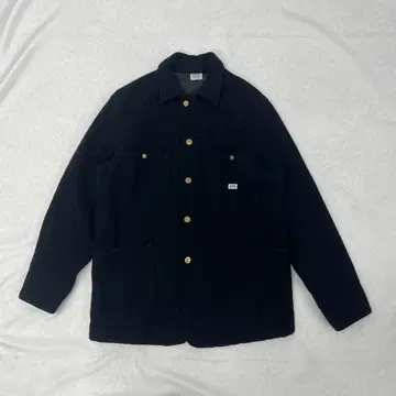 Lee 블랙 커버올 울 폴리에스테르