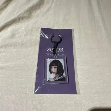 aespa 윈터 사인 포함 아크릴 키링