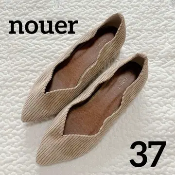 미사용 새상품 nouer 코듀로이 로우 펌프스 37 YAMADAYA 계열