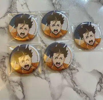 하이큐 니시노야 유우 캔뱃지 5개