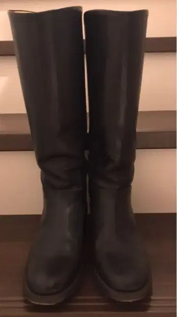 A.P.C 롱 부츠 브라운 35