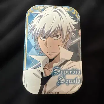 가정교사 히트맨 REBORN! 스쿠알로 마루카쿠 캔뱃지 리본