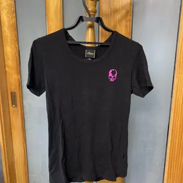 Raven 블랙 T셔츠 반팔 스컬