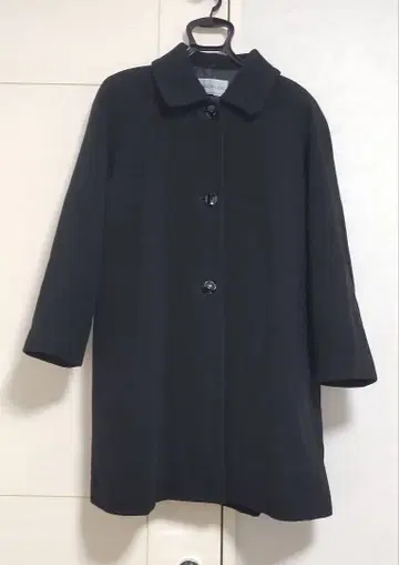 SWALLOW COAT 블랙 울 코트