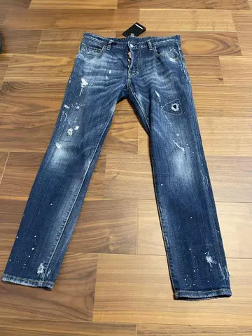 사이즈 46 디스퀘어드 바이커 데님