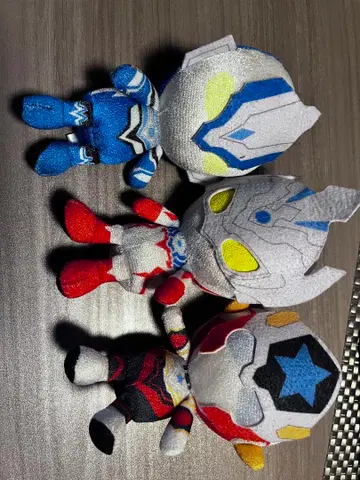 울트라맨 봉제 인형 3체 세트 타이거 타이타스 후마