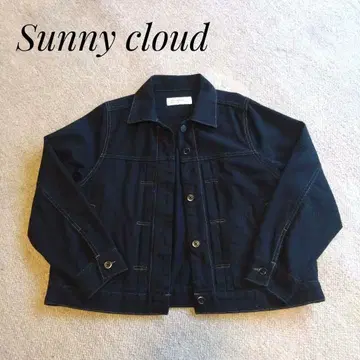 미사용 새상품 Sunny Cloud 블랙 데님 자켓