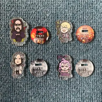 도쿄 구울 아크릴 mini 4개 세트