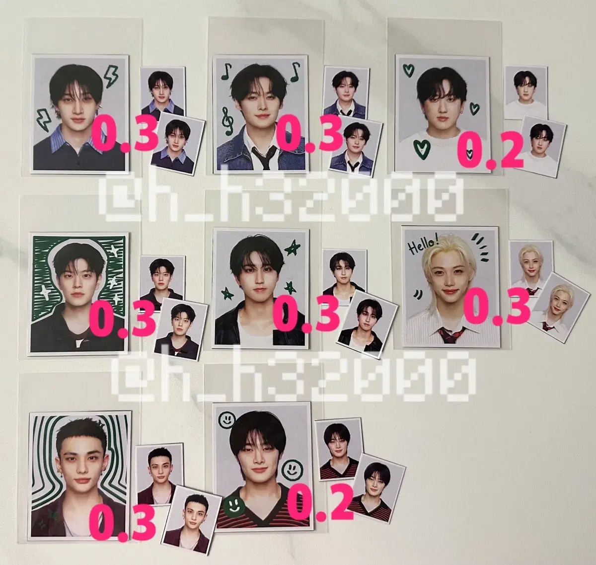 SKZ Pepero ID Photo