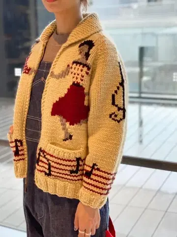 CANADIAN SWEATER x BEAMS BOY 카우친 자켓