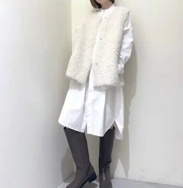 알파카 퍼 베스트 O0u