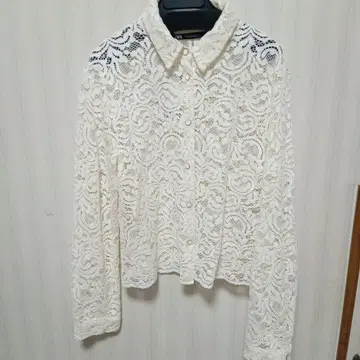 새상품! ZARA 레이스 셔츠 블라우스 자라 L