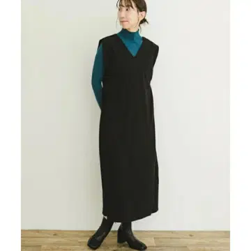어반 리서치 코듀로이 오버롤 스커트