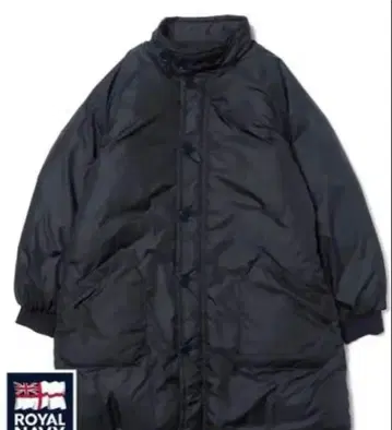 ROYAL NAVY 서브마린 다운 코트 네이비