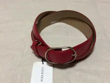 682 새상품 NINA RICCI 니나리치 여성용 소가죽 벨트 일본제