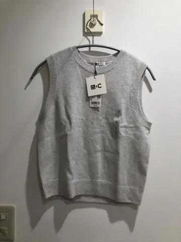 유니클로 UNIQLO C 캐시미어 캐시미어 크루넥 숏 스웨터