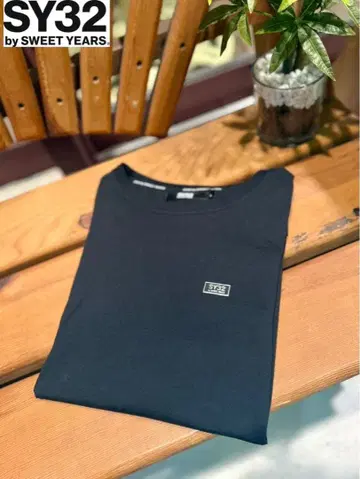 미사용 새상품 SY32 by SWEET YEARS 긴팔 T셔츠
