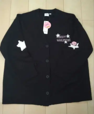 새상품 GU 오버 사이즈 가디건 Kirby 커비 XXL 네이비