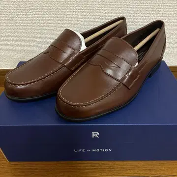 미사용 새상품 ROCKPORT LUTECH 로퍼 브라운 9w/27cm