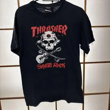 THRASHER 스케이트 락 T셔츠