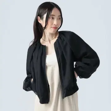 BEAMS HEART 빔즈 시어 개더 블루종 아우터 블루종