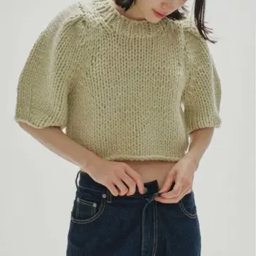 TODAYFUL Puffsleeve Hand Knit