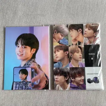 BTS galaxy 클리어 파일 8장, 엽서 7장 세트