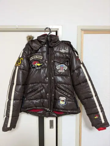 클레이 스미스 바이크 의류 다운 자켓 와펜 M 사이즈