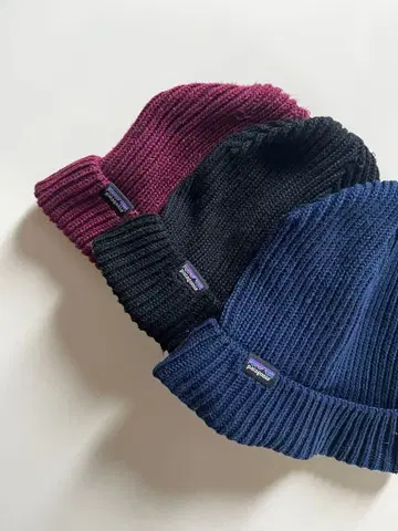 Patagonia 니트 모자 3개 세트