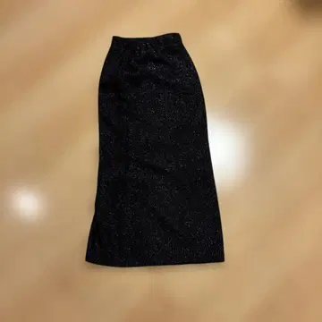 Louere 블랙 타이트 스커트 슬릿 포함