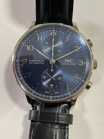 IWC 포르투기저 제크로노그래프 IW371491 자동 와인딩