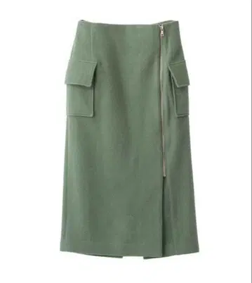 [ CLANE ] MILITARY WRAP SKIRT