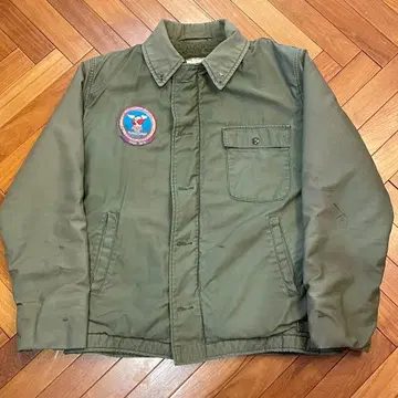 80s 빈티지 커스텀 A2 덱 자켓 미디엄