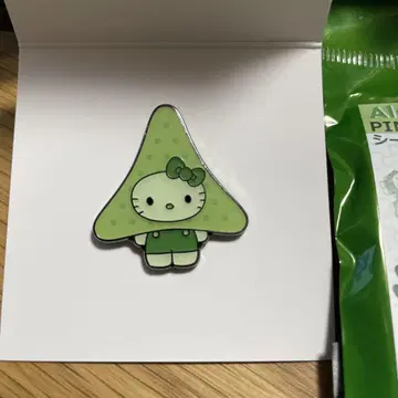 간사이 만박 일본관 모키티 핀 배지 규조류