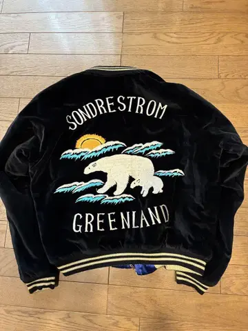 스카잔 테일러 토요 벨벳 북극곰 TT10727 사이즈 M 새상품급