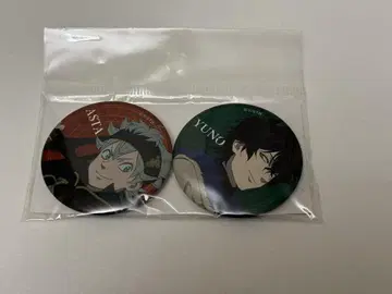 블랙클로버 브라클로 캔뱃지 세트 아스타 & 유노