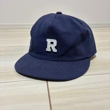 네이비 R 자수 캡 구제 의류