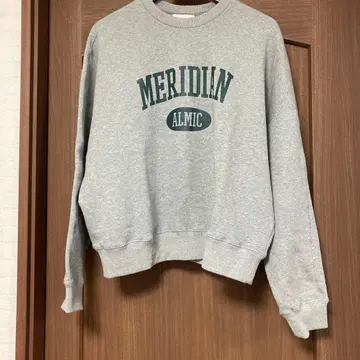 MERIDIAN ALMIC 그레이 맨투맨 트레이닝복