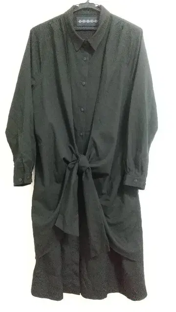 kOhAKU 주역 디자인 셔츠 원피스 블랙 [ 완판템 ]