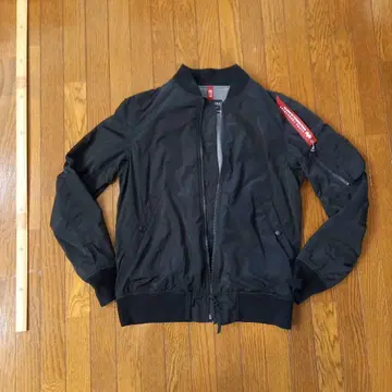ALPHA INDUSTRIES MA-1 플라이트 자켓 M 블랙
