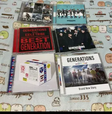 GENERATIONS CD 6장 세트