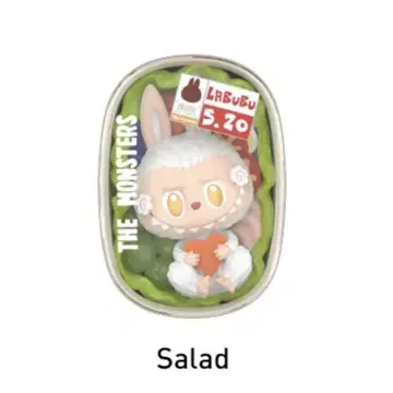 popmart 러브브 와키마트 샐러드 피규어
