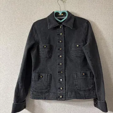 INGEBORG 블랙 데님 자켓