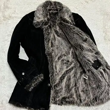 archive 그런지 퍼 코트 자켓 펑크 헤이세이 y2k