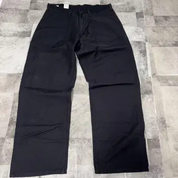 ALPHA INDUSTRIES 블랙 워크 팬츠