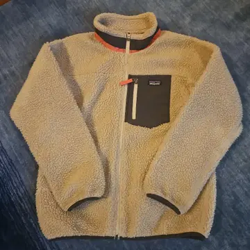 Patagonia 플리스 자켓 XL 베이지 그레이