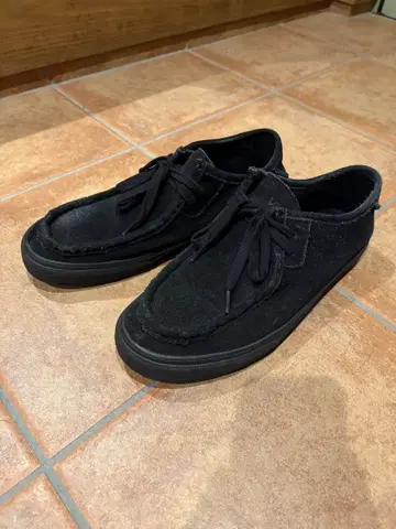 VANS 블랙 스웨이드 모카신 신발 레어?