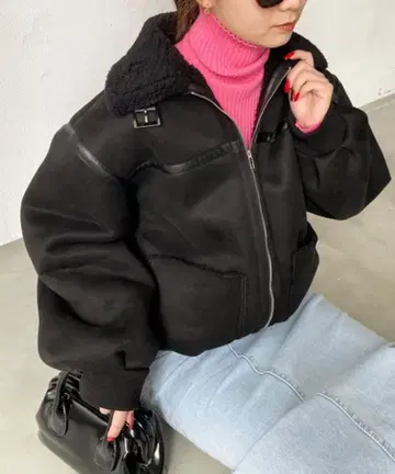 SHAGEE 보아 무스탕 자켓