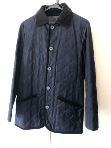 MACKINTOSH 퀼팅 자켓 네이비
